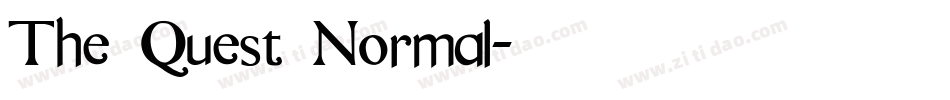 The Quest Normal字体转换